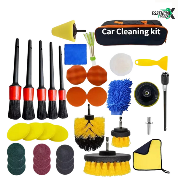 Kit Completo de Limpeza do Carro