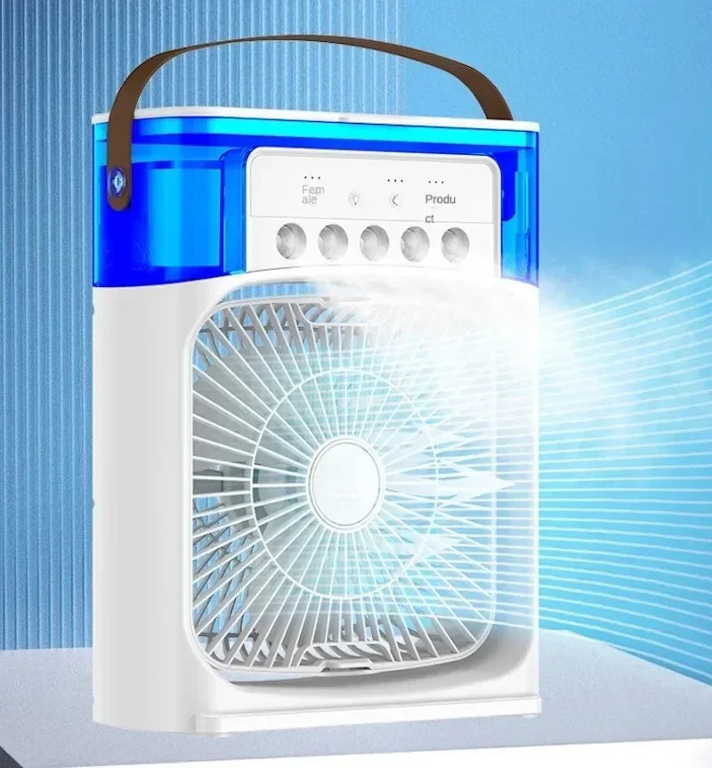 Ventilador com Humidificador de ar Portátil