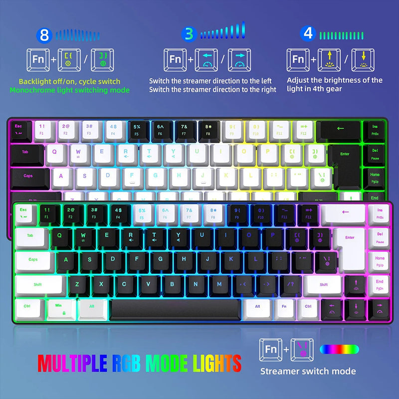 Teclado Mecânico RGB Backlight