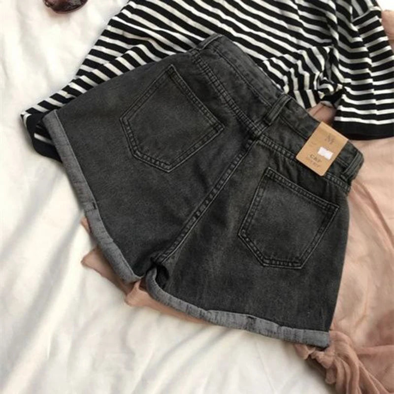 Shorts Jeans Feminino High Street