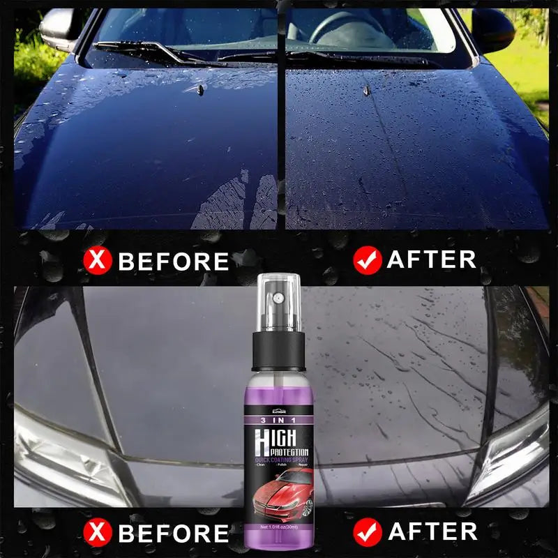 Spray 3 em 1 para Limpeza Automotiva